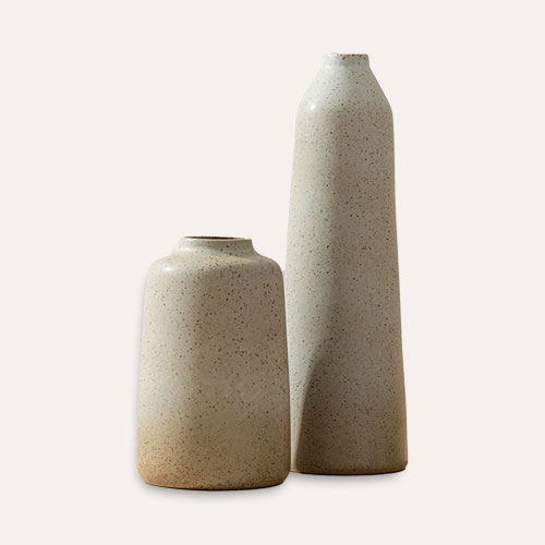 [FURN_9999] White Ceramic Pots